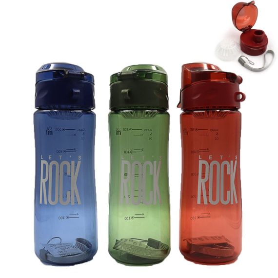 Пляшка для води Rock 9180 Різнокольоровий shop (9555079097655)