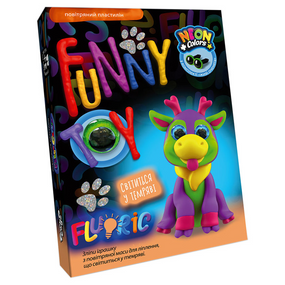 Набор креативного творчества "AIR CLAY "FLUORIC" AICL-FL-01, 4 цвета Олень