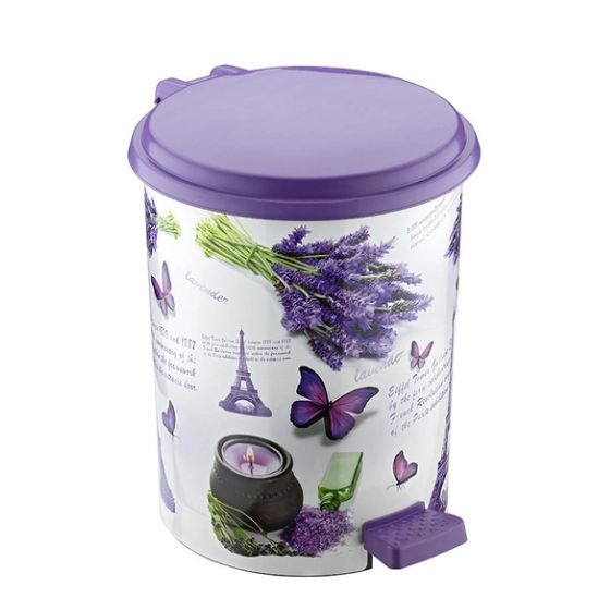 Набір сміттєвих відер із педаллю 3 пр.: (11 л/17 л/24 л) з малюнком Париж ELIF