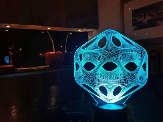 Змінна пластина для 3D каганця "Вірус" 3DTOYSLAMP | Зображення 1