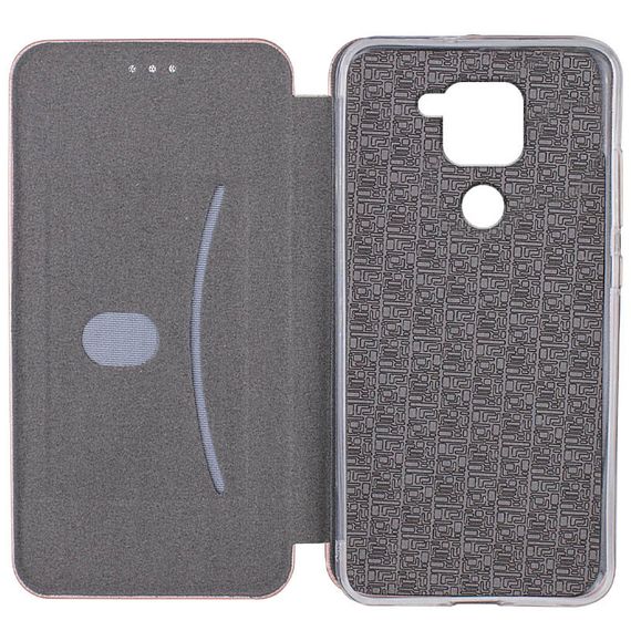 Шкіряний чохол-книжка Classy для Xiaomi Redmi Note 9 / Redmi 10X Rose Gold | Зображення 4