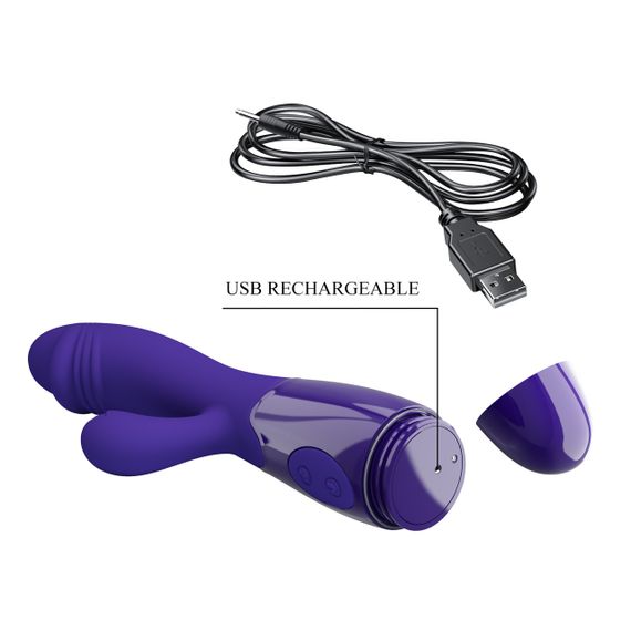 Вибратор - Pretty Love Snappy Vibrator Blue sexstyle | Зображення 8