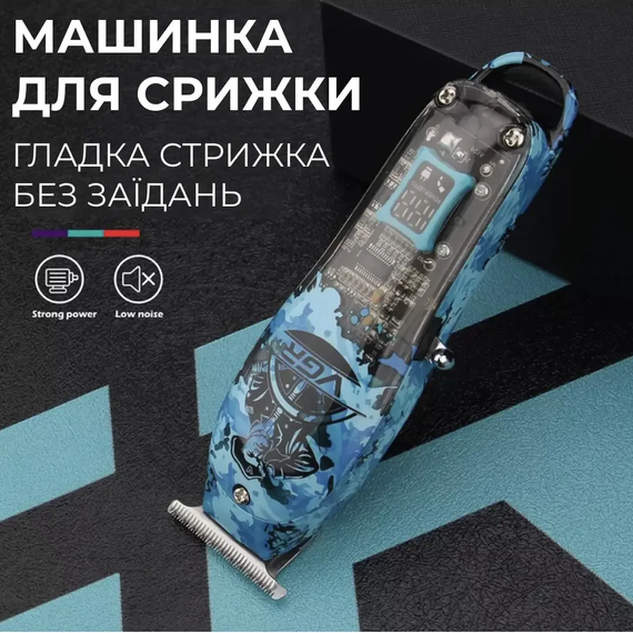 Триммер профессиональный VGR V-923 аккумуляторный для волос и бороды | Зображення 4