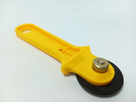 Ніж роторний (круглий) для тканини, жовтий 45 мм | Зображення 1