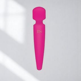 Вібромасажер Rianne S Bella Mini Wand Rose 10 режимів медичний силікон подарункова упаковка