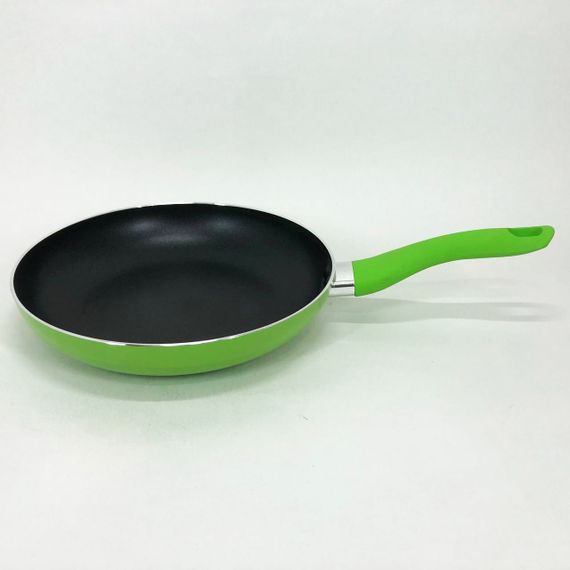 Сковорода антипригарна Con Brio 24 см СВ-2414, сковорода з товстим дном. Колір: зелений | Зображення 8