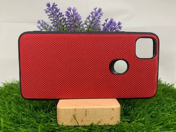Чохол накладка Google Pixel 4A тканина червоний