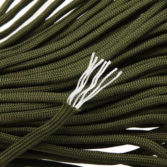 Шнур - паракорд семижильний 10м, 4мм / Тактичний паракордовий шнур / Мотузка з нейлону | Зображення 8