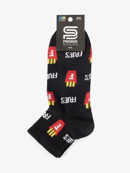 Шкарпетки чоловічі середні PremierSocks 670 39-42 Чорний shop (4820203391189) | Зображення 2