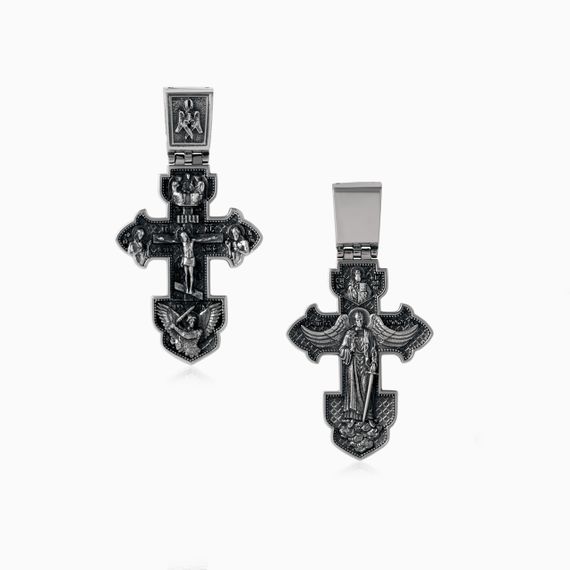 Хрест срібний з розп'яттям Artsriblo артA292п