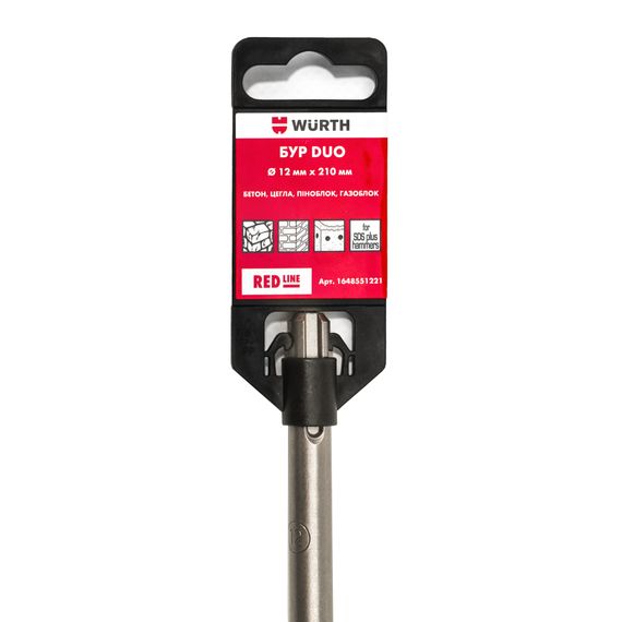 Бур по бетону SDS-plus Duo-S Vario двоспіральний Ø12мм 210мм | Зображення 2