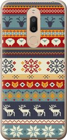 Чехол на Meizu M6T Рождественский орнамент "3303u-1536-17620"