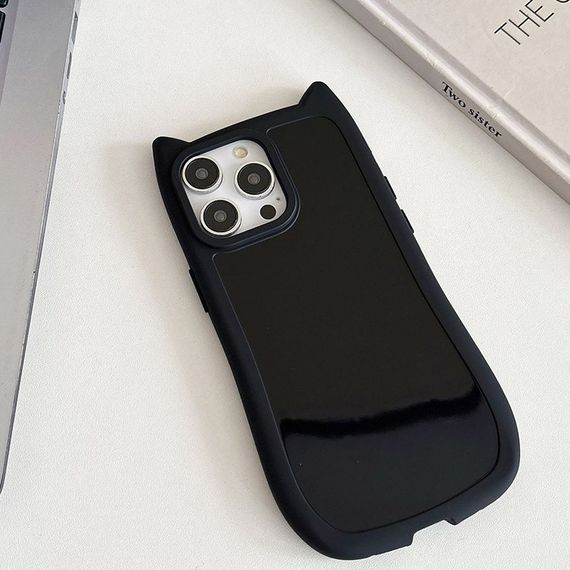 Чохол TPU GETMAN Cat with straps для Apple iPhone 12 Pro / 12 (6.1") Black | Зображення 3