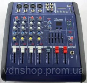 Звуковой микшерный пульт  MX 4200D-2A аудиокшер звуковой микшерный пульт 4-канальный усилитель