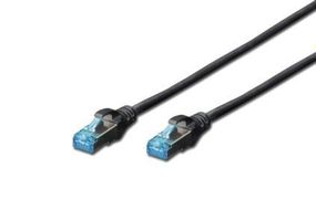 Патч-корд DIGITUS cat.5e,SF-UTP,3м,AWG 26/7,черного цвета (DK-1531-030/BL)