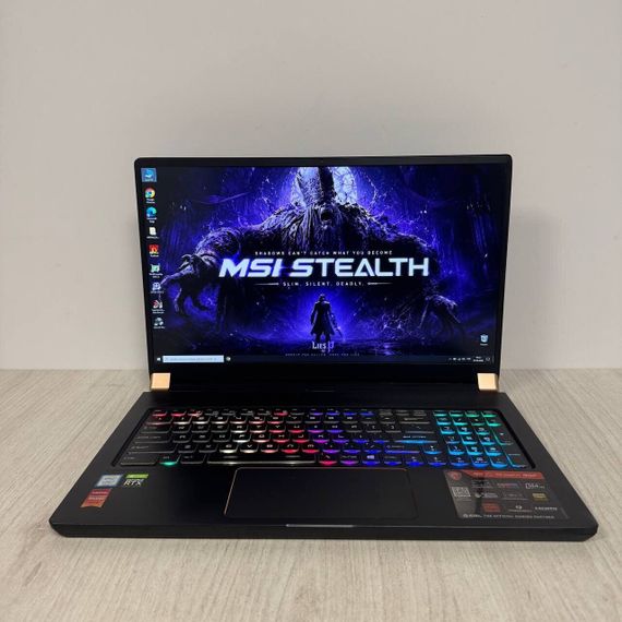 Игровой ноутбук Б-класс MSI GS75 Stealth 9SF / 17.3" (1920x1080) IPS / Intel Core i7-10875H (8 (16) ядер по 2.3 - 5.1 GHz) / 16 GB DDR4 / 512 GB SSD / nVidia GeForce RTX 2060, 6 GB GDDR6, 192-bit / WebCam б/у | Зображення 1