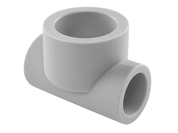 Трійник редукційний PPR Ø20x25x20 сірий колір ASCO® 30/360шт