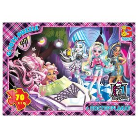 Детский пазл "Монстер Хай" MH012 постер, 70 элементов