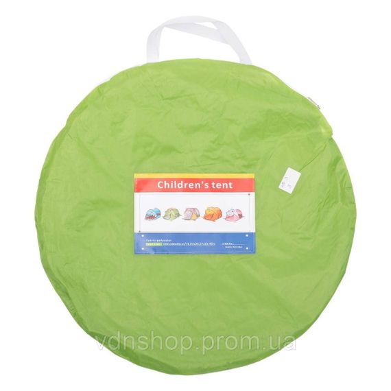 Дитячий ігровий намет 180×95×80 см намет дитячий вуличний на блискавці Зелений динозавр HP-S-3NDGR | Зображення 7