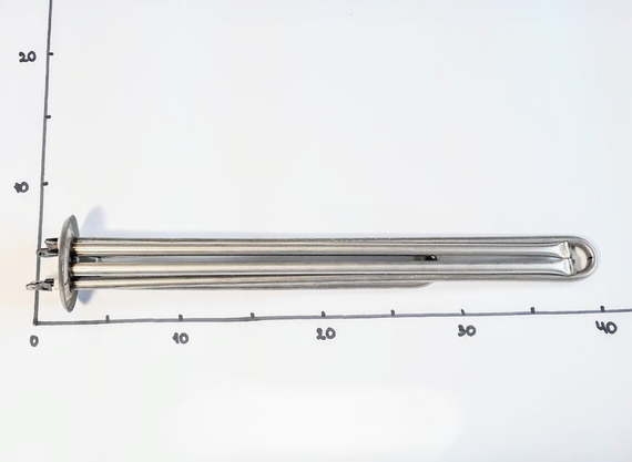 Тэн 2500W (1500+1000) для бойлера Термекс (Thermex) на фланце 62мм Украина | Зображення 2