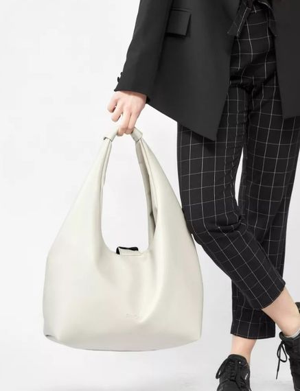 Сумка жіноча Sambag HOBO L сірий 34 х 37 х 16 см (53300030)