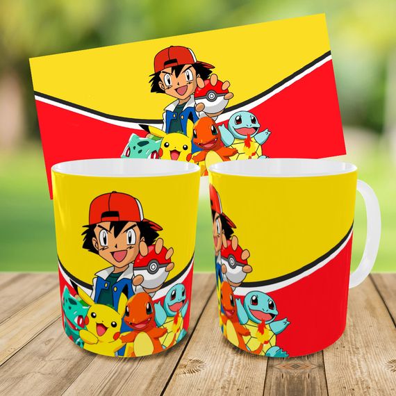 Набір дитячий Покемон Пікачу рюкзак 36х27см сумка-бананка, кружка з принтом для хлопчика (01568) | Зображення 8