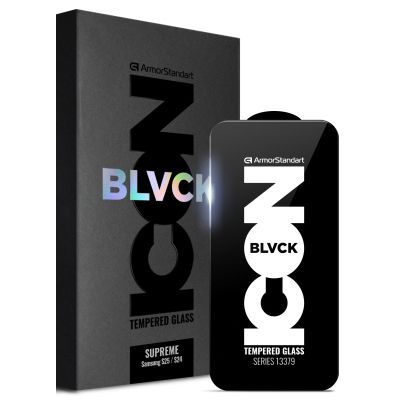 Стекло защитное Armorstandart Supreme Black Icon Samsung S25 / S24 (ARM84627)