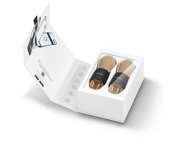 Подвійний масажер для очей GESKE Cool&Warm Duo Eye Massager 7в1 gray | Зображення 8