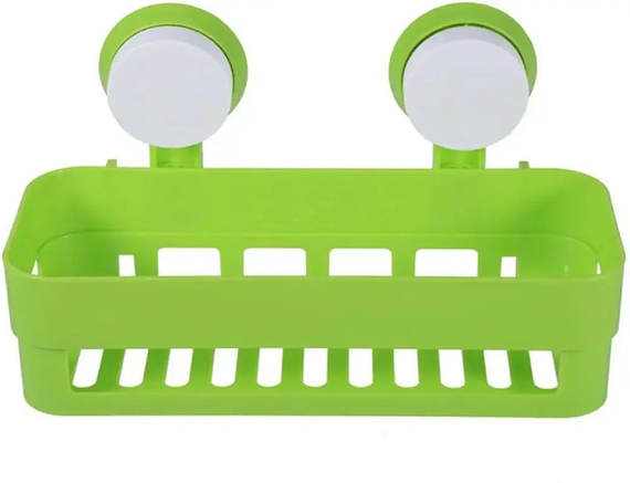 Настінна підставка для мила губки шампуні на присосках LY-571 | Зображення 2