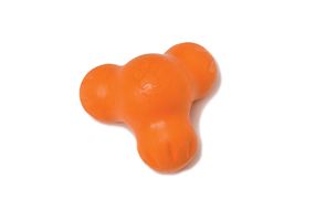 Игрушка для собак West Paw Tux Treat Toy оранжевая, 13 см