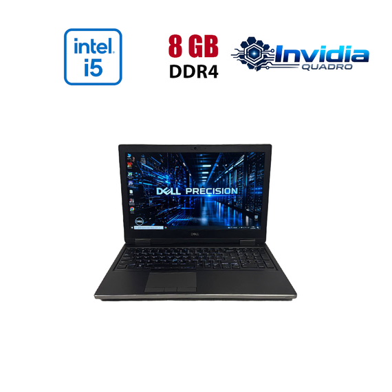Мобильная рабочая станция Dell Precision 7540 / 15.6" (1920x1080) IPS / Intel Core i5-9400H (4 (8) ядра по 2.5 - 4.3 GHz) / 8 GB DDR4 / 256 GB SSD / nVidia Quadro T1000, 4 GB GDDR5, 128-bit / WebCam б/у