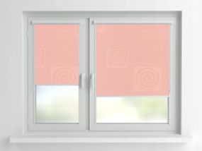 Рулонная штора Rolets Икеа 2-1842-1400 140x170 см закрытого типа Розовая