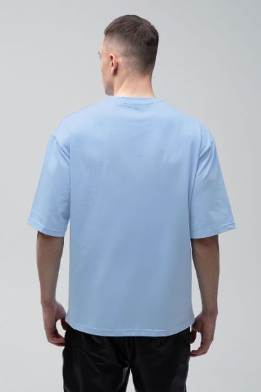 Чоловіча Футболка Sun`s House  розмір: 2XL\3XL Блакитний (арт. RY-U0104M-Sky-Blue) | Зображення 1