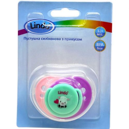 Пустышка силиконовая, от 1 года, барашек