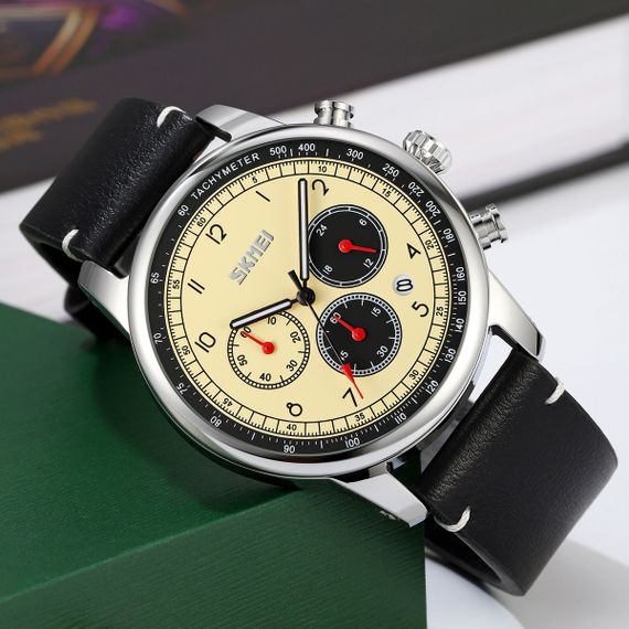 Skmei 9318BEBK Beige-Black | Зображення 3