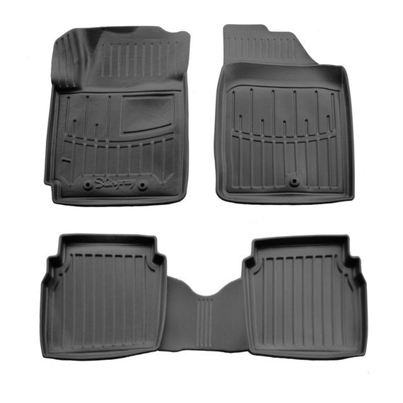 Резиновые коврики Stingray 3D (4 шт) для Hyundai I-10 2008-2013 гг