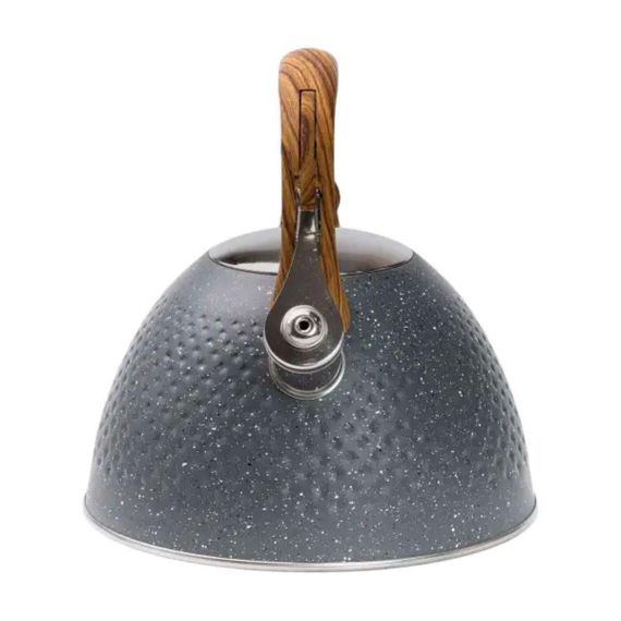 Чайник на 3 литра со свистком серый тройное дно HP33535G | Зображення 2