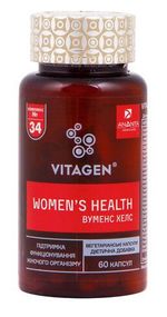 Вітаджен Vitagen №34 Вітамінно-мінеральний комплекс Woman’s Health капсули 60 шт