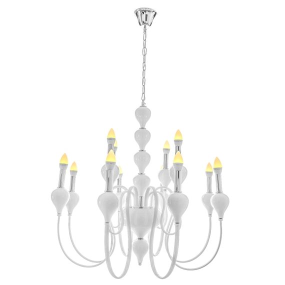 Люстра подвесная свеча E14 40W WH (BL-022S/12) | Зображення 1