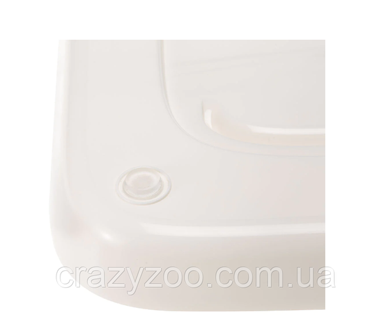 Миски на підставці для собак та котів Ferplast Glam Tray Small сірі 40x23x5.5 см 2x400 мл 71908521 | Зображення 4