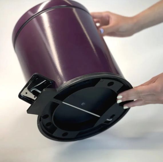 Відро для сміття з педаллю Mertinox 5 л фіолетове 4501.2028S.101.05 violet | Зображення 1