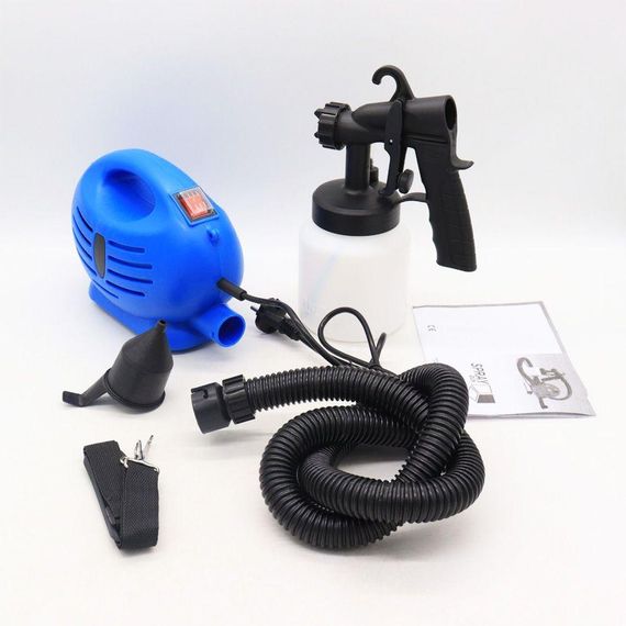 Фарборозпилювач електричний на 800 мл, від мережі, Paint Zoom / Краскопульт ручний / Професійний розпилювач для фарби | Зображення 8