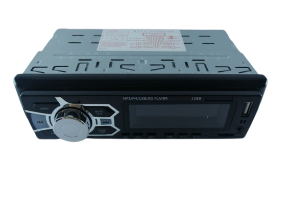 Автомагнітола 1288 1DIN UKC 1288 USB + FM 4x50W чорний (LP-90998_418) | Зображення 2