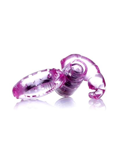 Ерекційне кільце Rabbit Vibro CockRing Pink Sex Aura | Зображення 4
