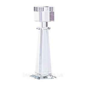 Свічник 22.5 (см) скляний високий HP36560M