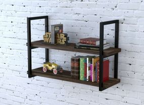 Полка настенная Loft Design PL2-92-32 орех модена