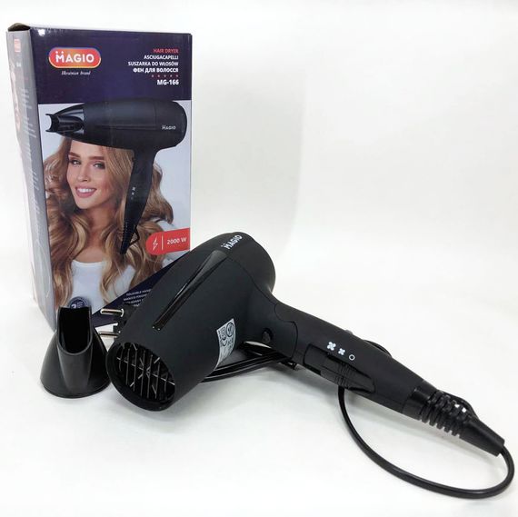 Фен MAGIO MG-166, класичний фен для волосся, електричний фен для сушіння волосся, фени для сушіння волосся | Зображення 9