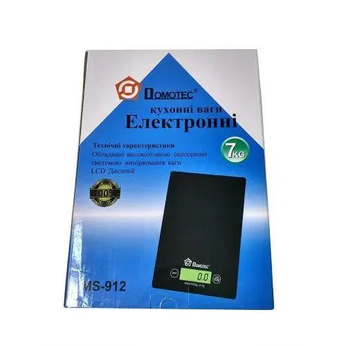 Ваги кухонні DOMOTEC MS-912 Glass | Зображення 2