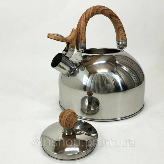 Чайник зі зручним носиком для наливання води Unique, Чайник для приготування напоїв зі свистком NA-36 | Зображення 5