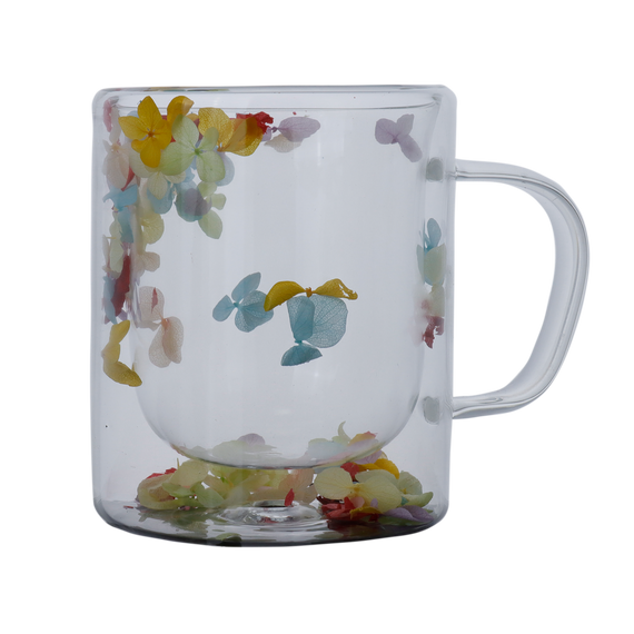 Чашка VT-6102-300 с двойным дном Веснушка 300мл VITTORA